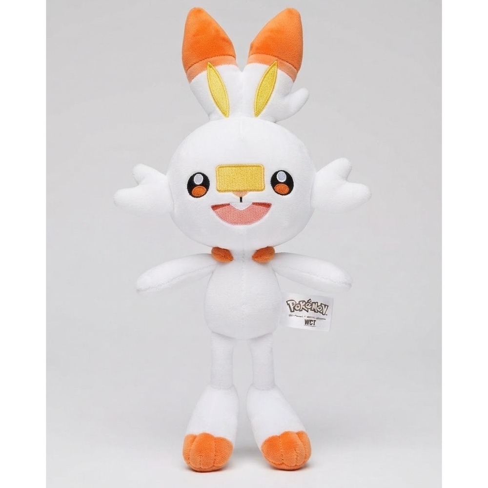 Pokemon Scorbunny Plush Wicked Cool Toys WCT Galar Fire Starter Stuffed Animal